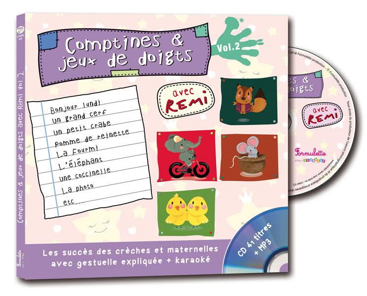 Livre avec cd pour comptines - Comptine